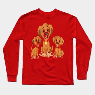 Happy Puppy Long Sleeve T-Shirt